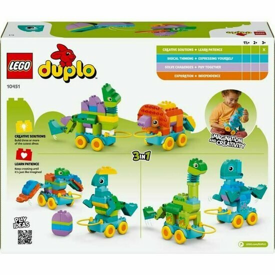 DUPLO 10451 3-in-1 Dinosaurs on Wheels