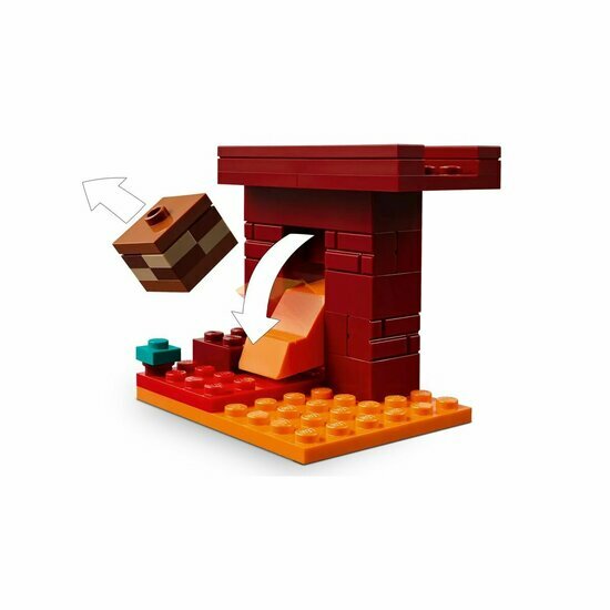 LEGO 21266 The Nether Lava Battle