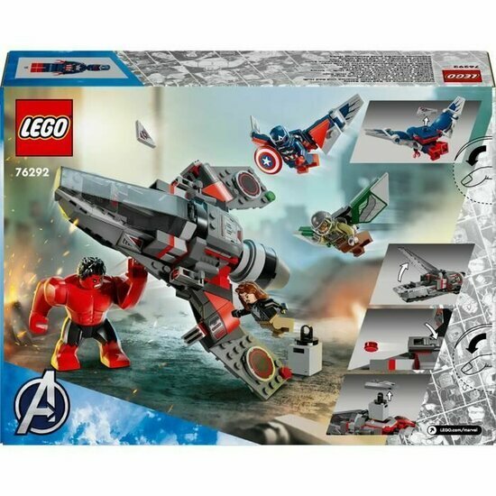 LEGO 76292 Captain America vs Red Hulk Battle