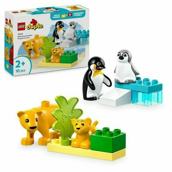 DUPLO 10442 Wild Animal Families: Penguins &amp; Lions