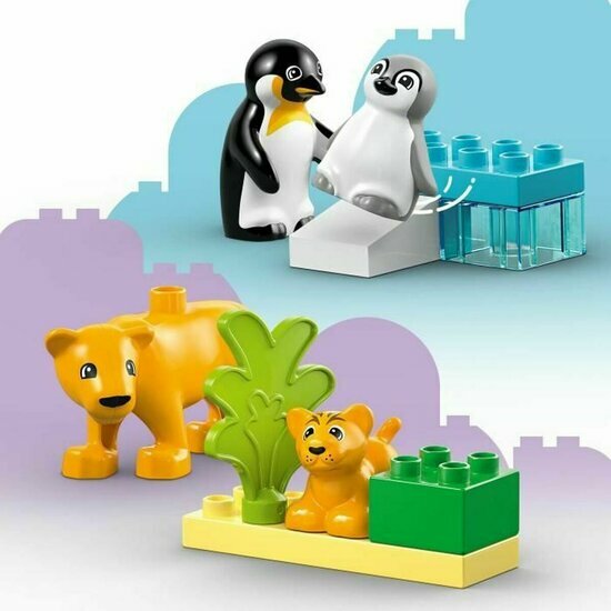 DUPLO 10442 Wild Animal Families: Penguins &amp; Lions