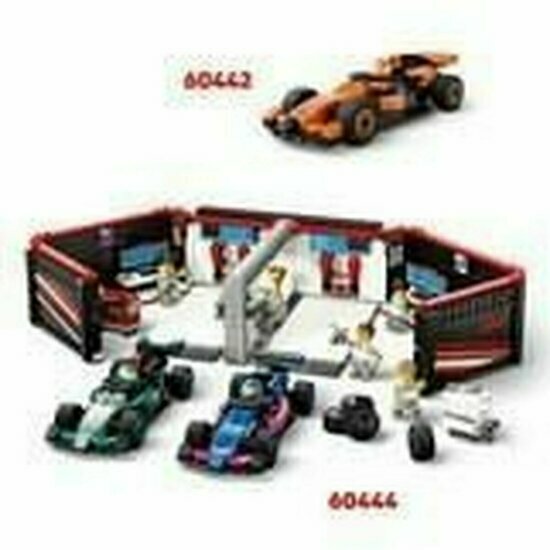 LEGO 60443 F1 Pit Stop &amp; Pit Crew with Ferrari Car