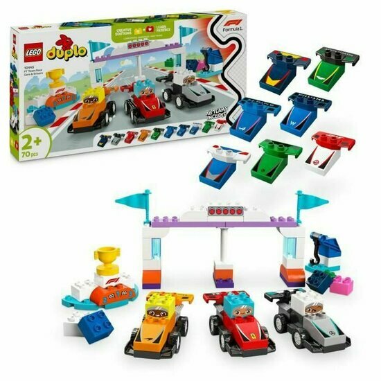 DUPLO 10445 F1 Team Race Cars &amp; Drivers