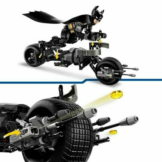 LEGO 76273 Batman Construction Figure and the Bat-Pod Bike