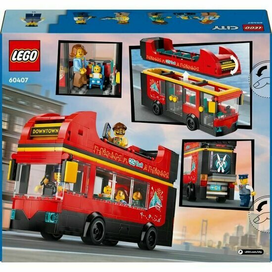 LEGO 60407 Red Double-Decker Sightseeing Bus