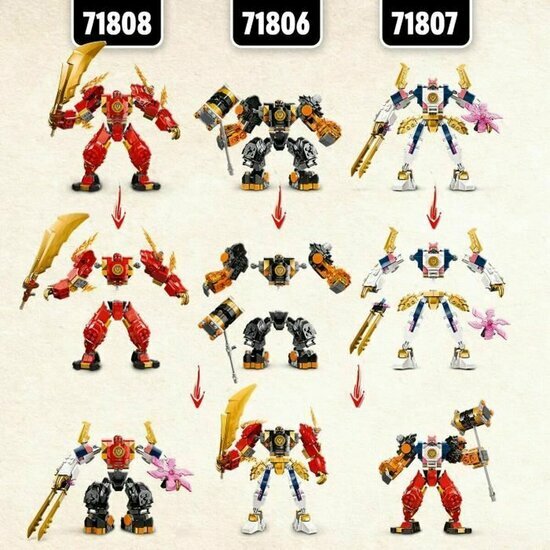 LEGO 71808 Kai&rsquo;s Elemental Fire Mech