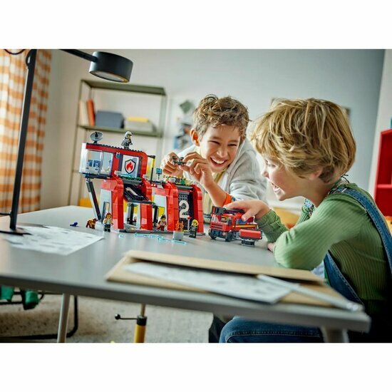 LEGO 60414 Fire Station with Fire Truck