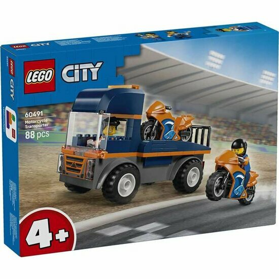 LEGO 60491 Transportwagen voor Motoren (Motorcycle Transporter)