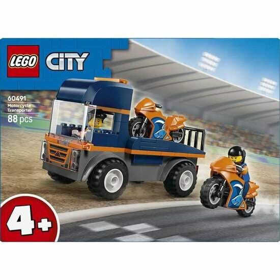 LEGO 60491 Transportwagen voor Motoren (Motorcycle Transporter)