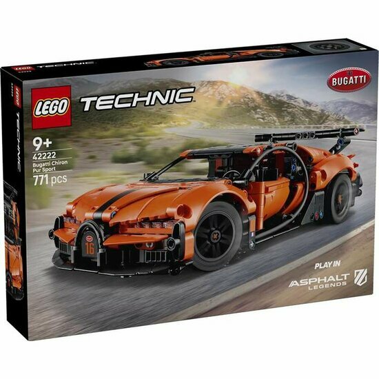 LEGO 42222 Bugatti Chiron Pur Sport Hypercar