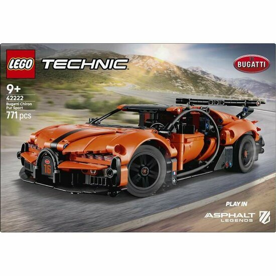 LEGO 42222 Bugatti Chiron Pur Sport Hypercar
