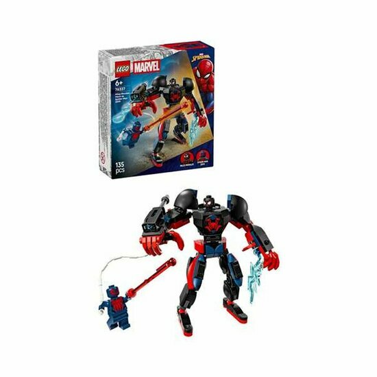 LEGO 76337 Miles Morales mecha vs Spider-Man 2099