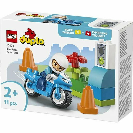 DUPLO 10471 Blauwe Politiemotor