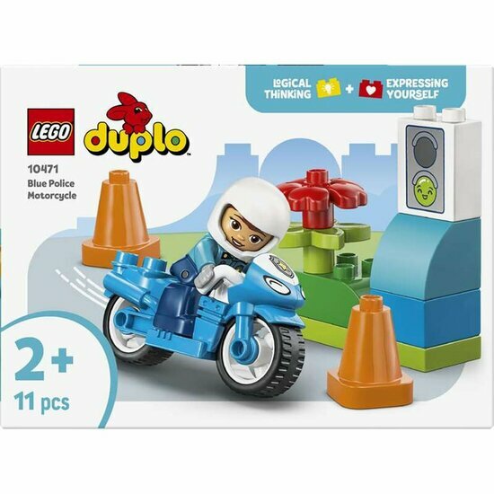DUPLO 10471 Blauwe Politiemotor