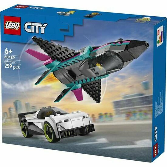 LEGO 60489 Straalvliegtuig vs sportauto