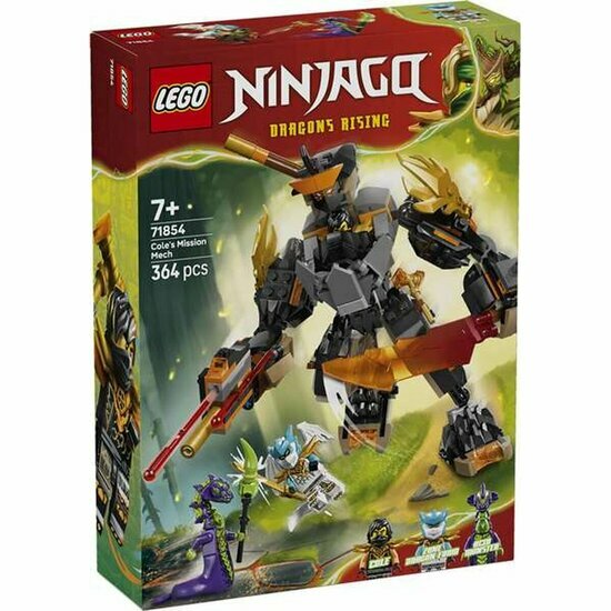 LEGO 71854 Cole's Missiemecha en Draak Zane