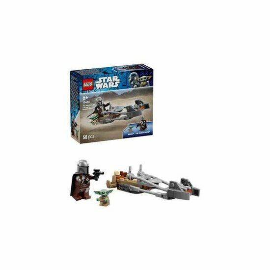LEGO 75436 De Mandalorian en Grogu's speederbike