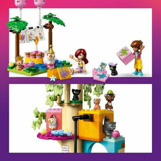 LEGO 42666 Kattenverjaardagsfeestje en Boomhut