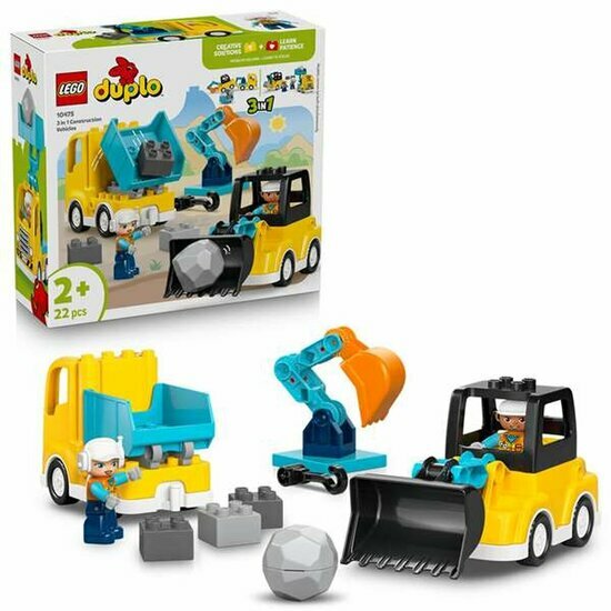 DUPLO 10475 3-in-1 Bouwvoertuigen