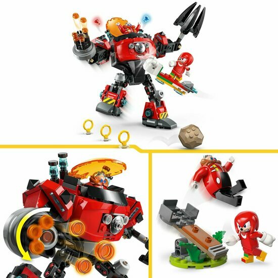 LEGO 77005 Knuckles vs Dr. Eggman Egg Crusher Mecha