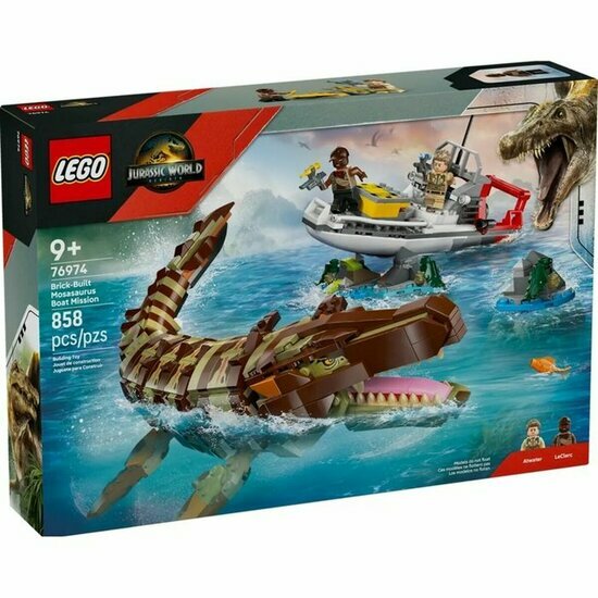 LEGO 76974 Bouwbare Mosasaurus bootmissie