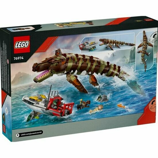 LEGO 76974 Bouwbare Mosasaurus bootmissie