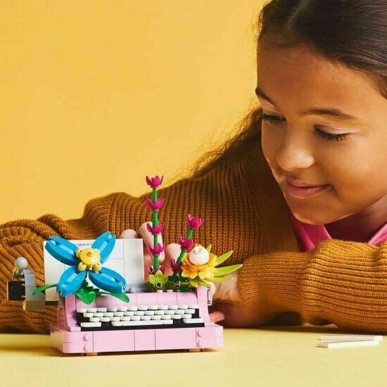 LEGO 31169 Typemachine met bloemen