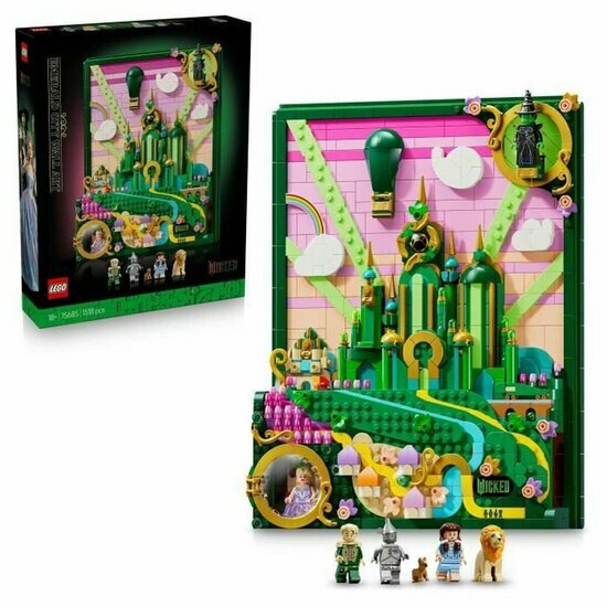 LEGO 75685 Emerald City muurkunst