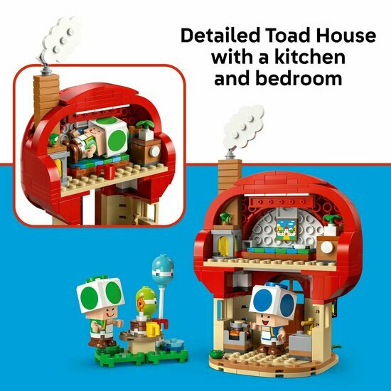 LEGO 72041 Toads huisfeestje
