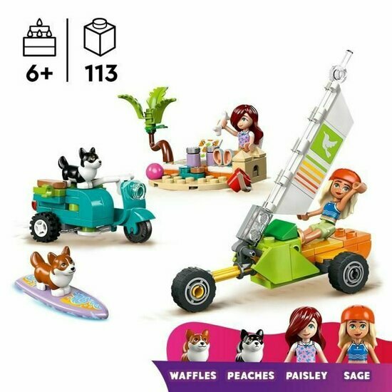 LEGO 42641 Surf- en scooterplezier met de honden