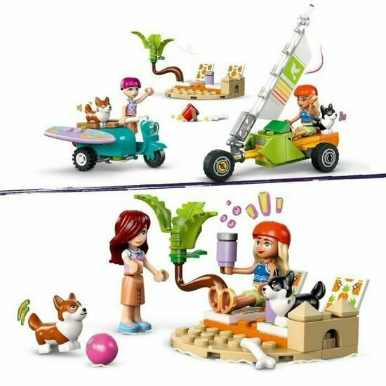 LEGO 42641 Surf- en scooterplezier met de honden