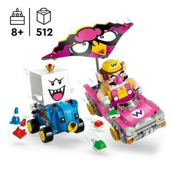 LEGO 72038 Mario Kart &ndash; Wario en King Boo