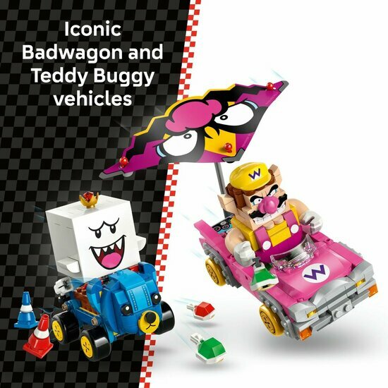 LEGO 72038 Mario Kart &ndash; Wario en King Boo