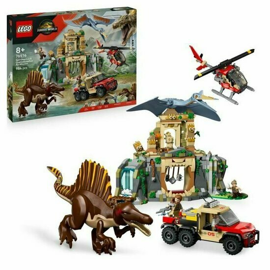 LEGO 76976 Spinosaurus en Quetzalcoatlus luchtmissie