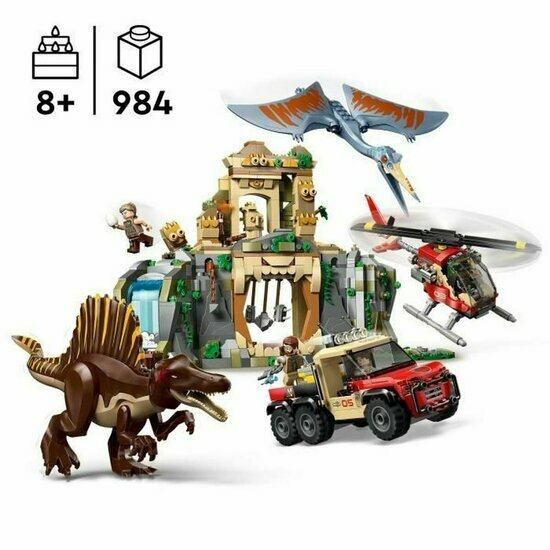 LEGO 76976 Spinosaurus en Quetzalcoatlus luchtmissie