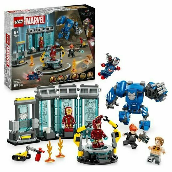 LEGO 76315 Iron Mans Laboratorium: harnasruimte