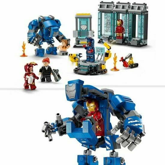 LEGO 76315 Iron Mans Laboratorium: harnasruimte