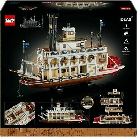 LEGO 21356 Stoomboot