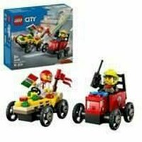 LEGO 60458 Pizza vs Fire Truck Race