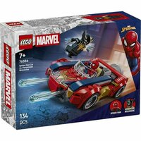 LEGO 76336 Spider-Man auto vs Venomized Wolverine