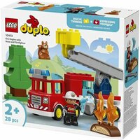 DUPLO 10473 Brandweertruck met slang en brandweerman