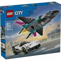 LEGO 60489 Straalvliegtuig vs sportauto